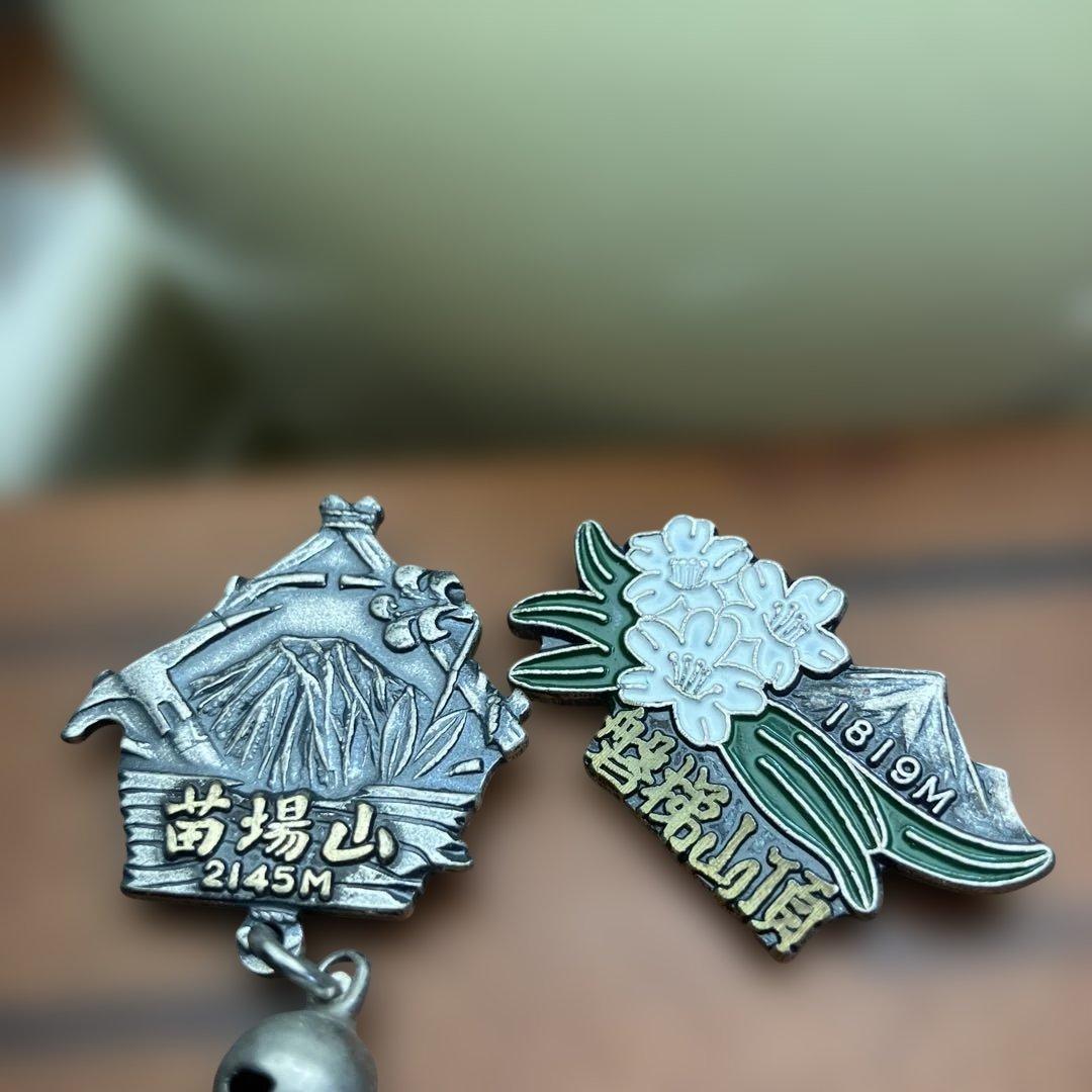 苗場山・磐梯山山頂 ピンバッチセット - メルカリ