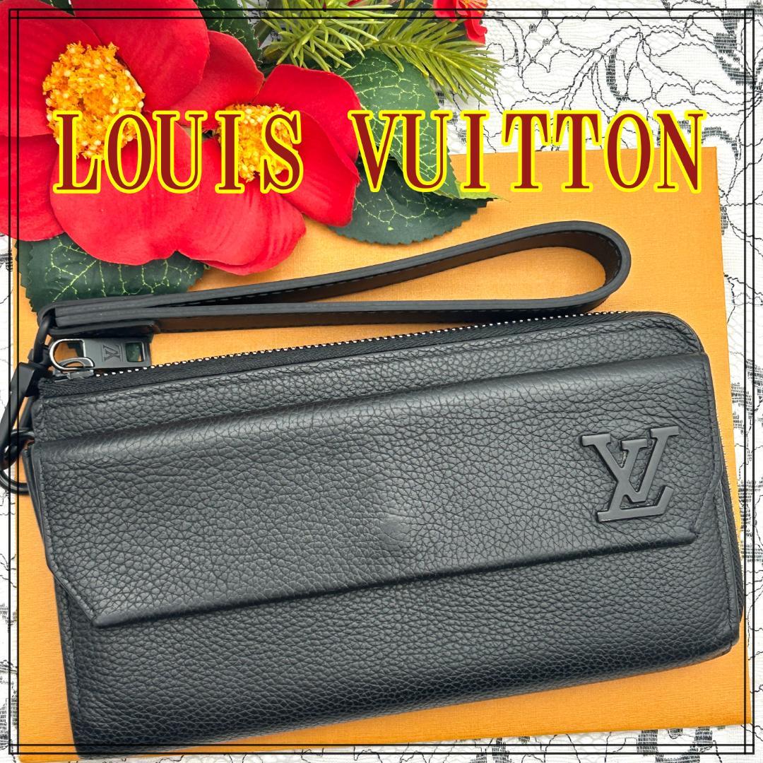 ☆極美品☆ ルイヴィトン LVアエログラム ジッピードラゴンヌ 長財布