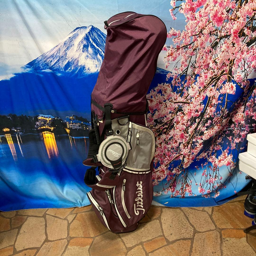 寶BU-1072 Titleistキャディバッグ 内径24cm 2.5kg