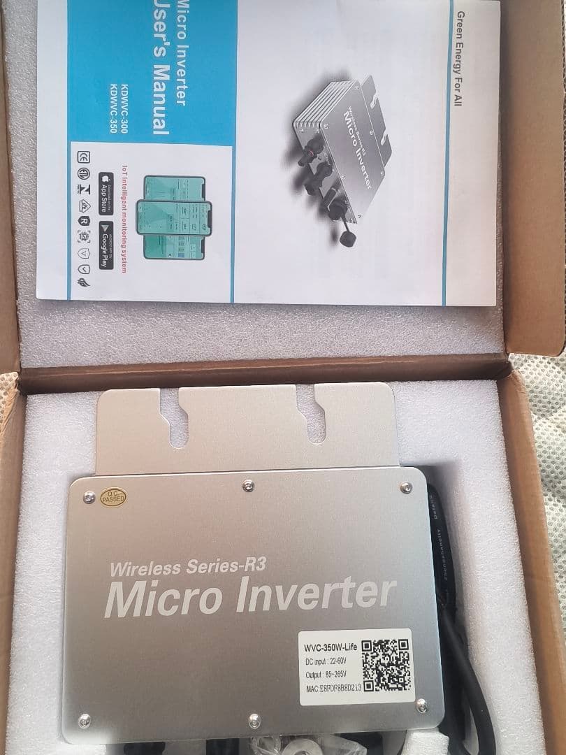 350W マイクロインバーター、太陽光発電グリッドタイインバーター、家庭用発電 350W マイクロインバーター、太陽光発電グリッドタイインバーター