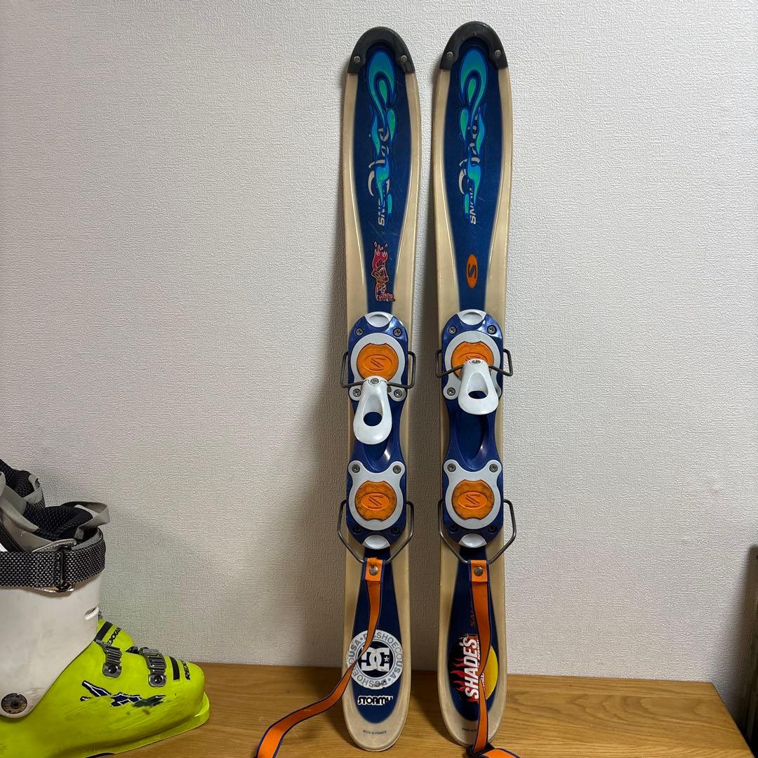 メンズ ショートスキー ファンスキーセット Salomon 26cm ブーツ付