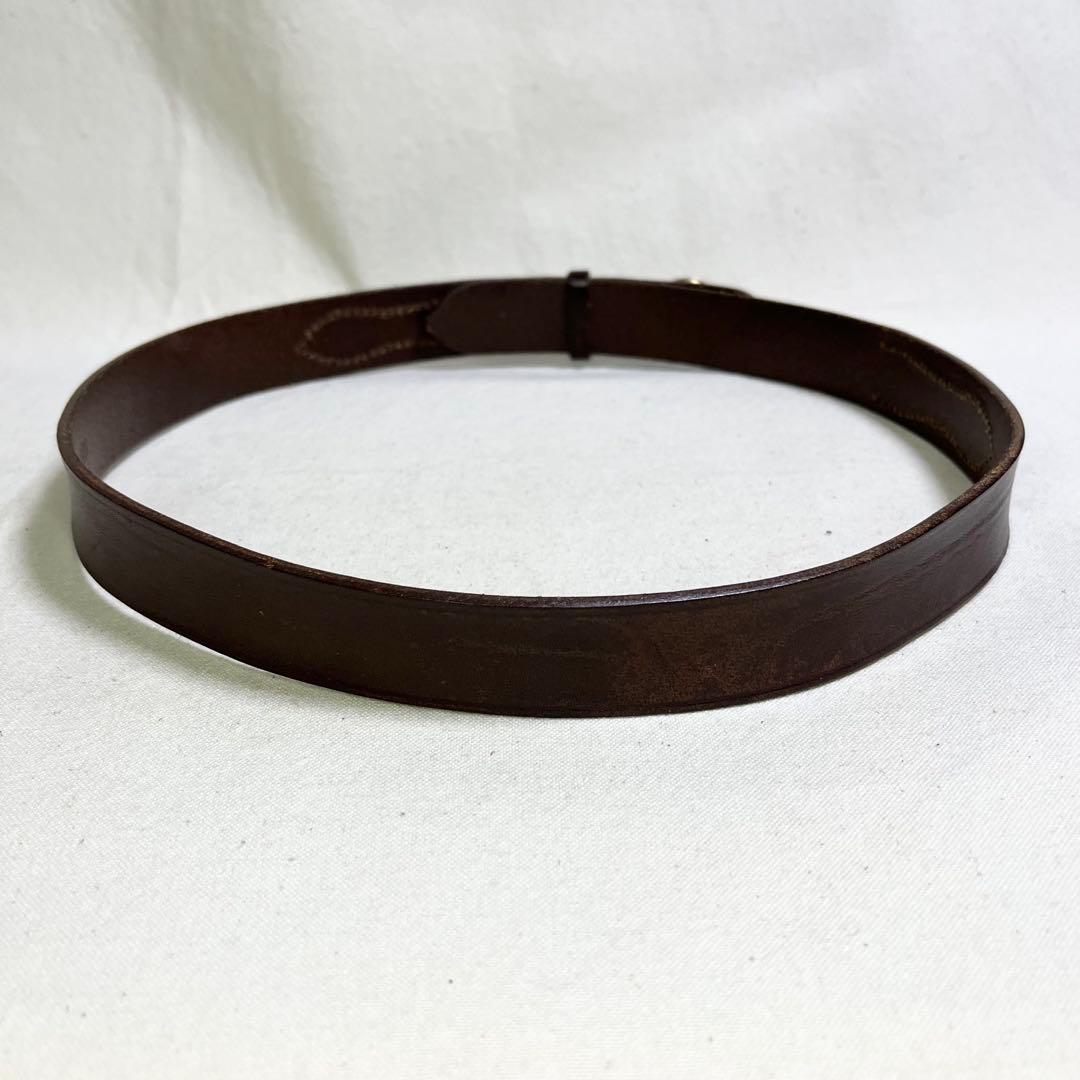 miumiu ミュウミュウ ダークブラウン レザー ベルト - メルカリ