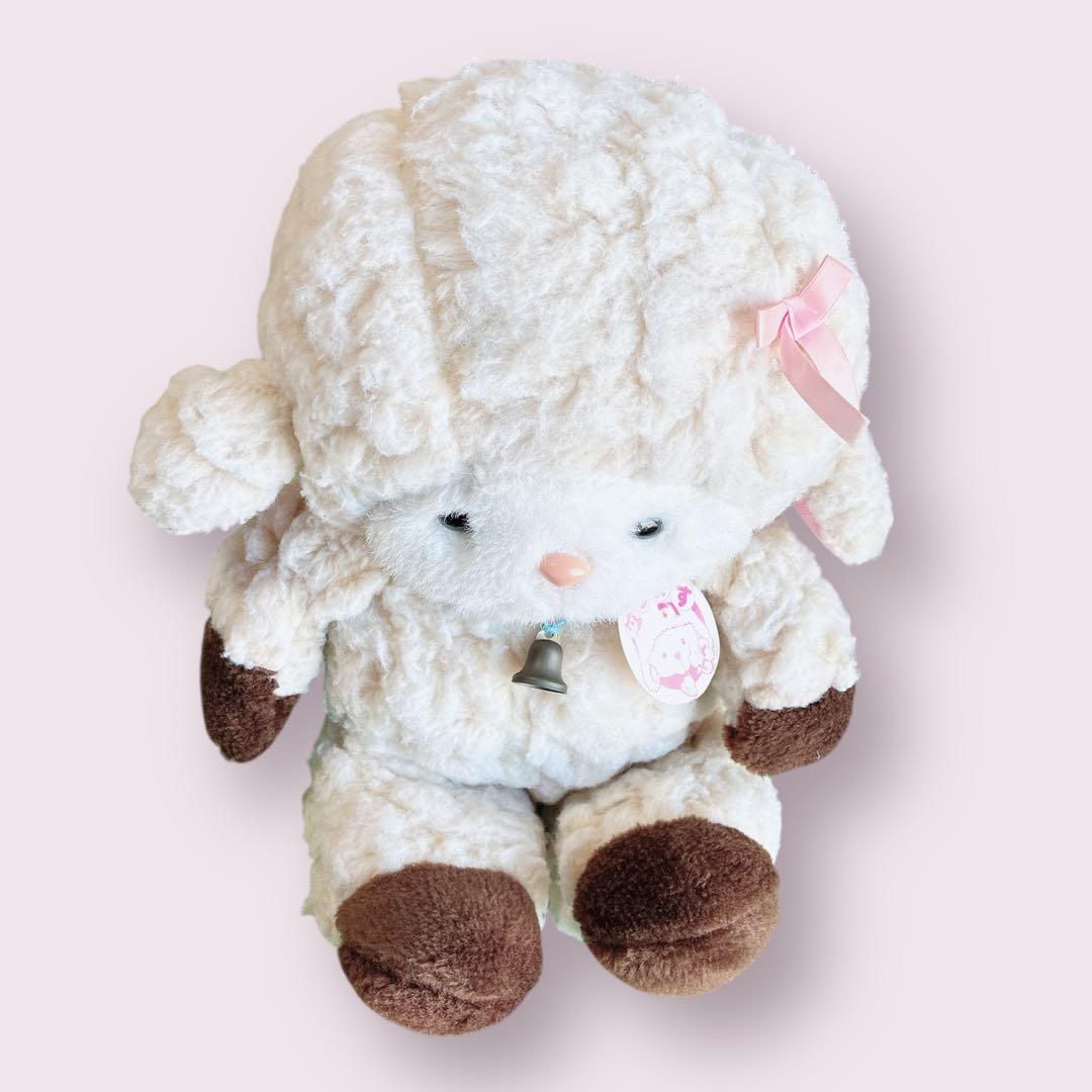 レトロ　ひつじ　ビッグぬいぐるみ