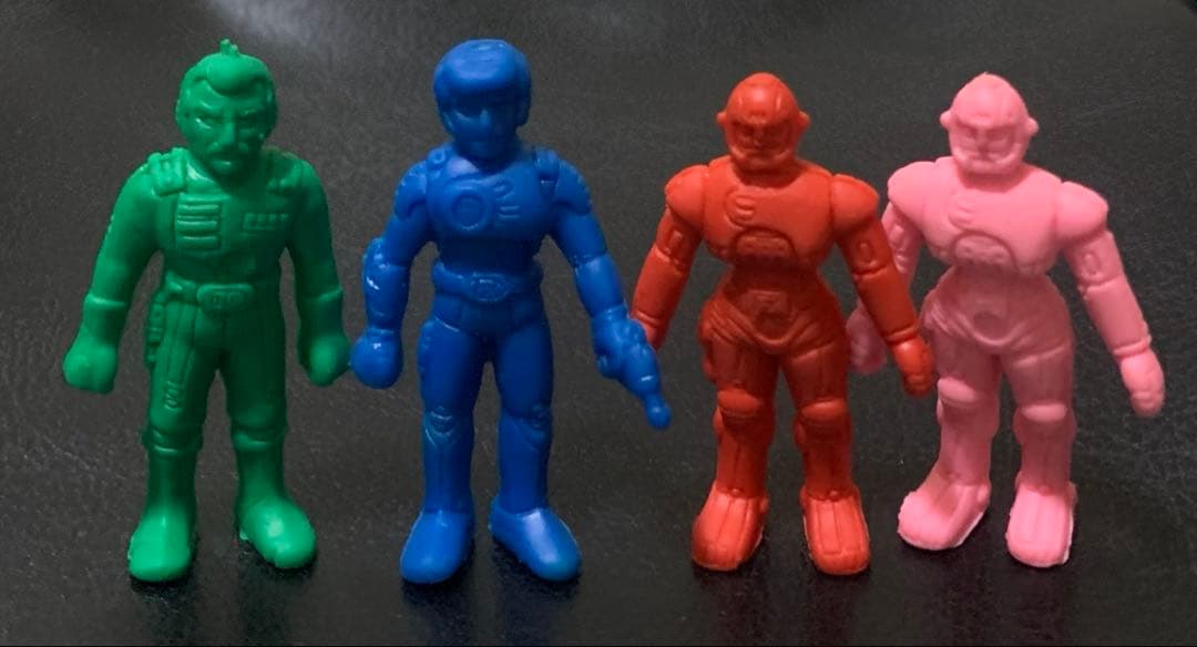 キャプテンフューチャー 消しゴム 4体 当時物 キン消し フィギュア
