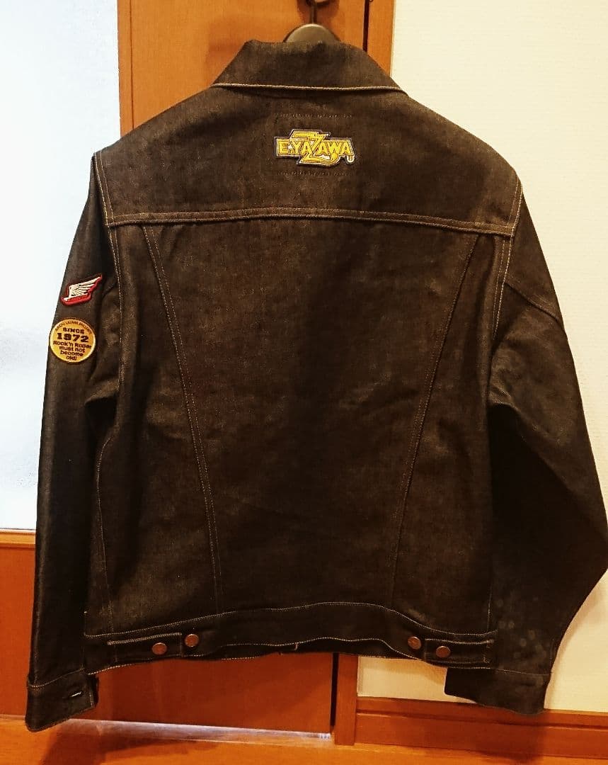 矢沢永吉 Gジャン サイズS ダイヤモンドムーン正規購入品 貴重ワッペンつき