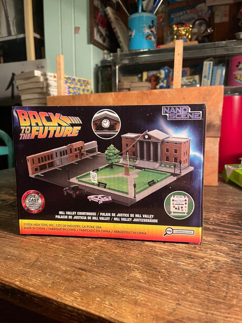 BTTF ヒルバレー時計台 ジオラマ JADA ナノ　バックトゥザフューチャー