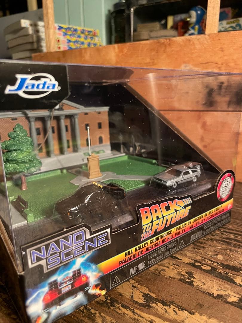 BTTF ヒルバレー時計台 ジオラマ JADA ナノ　バックトゥザフューチャー