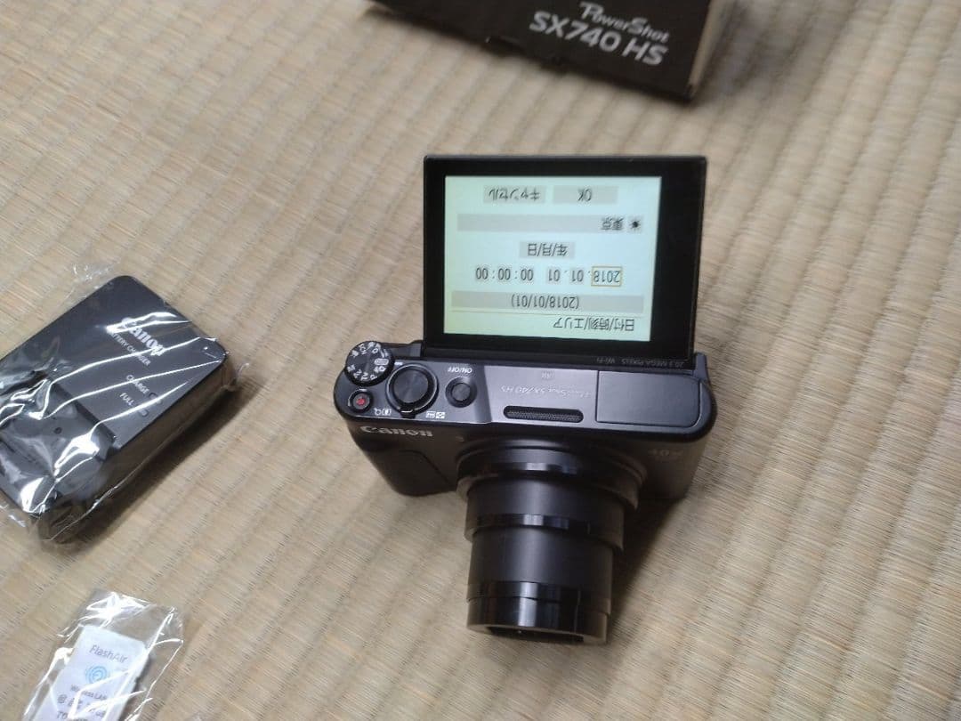 CANON PowerShot SX740HS 商品詳細オークションで「ほぼ未使用」のもの