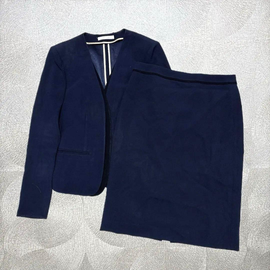 BEIGE CINDY セットアップ サイズ6 ネイビー セレモニー フォーマル