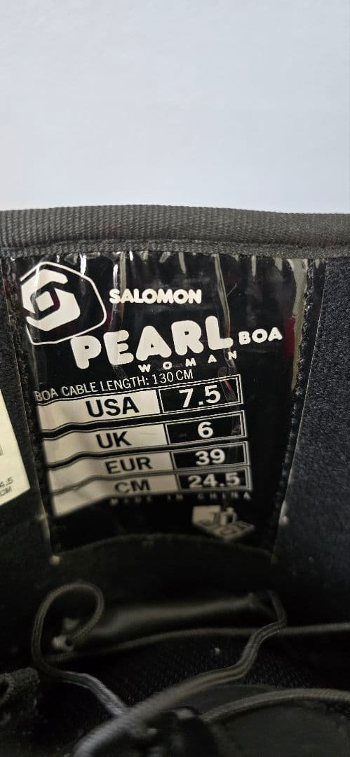 【美品】 SALOMON サロモン PEARL BOA　24.5cm　レディース