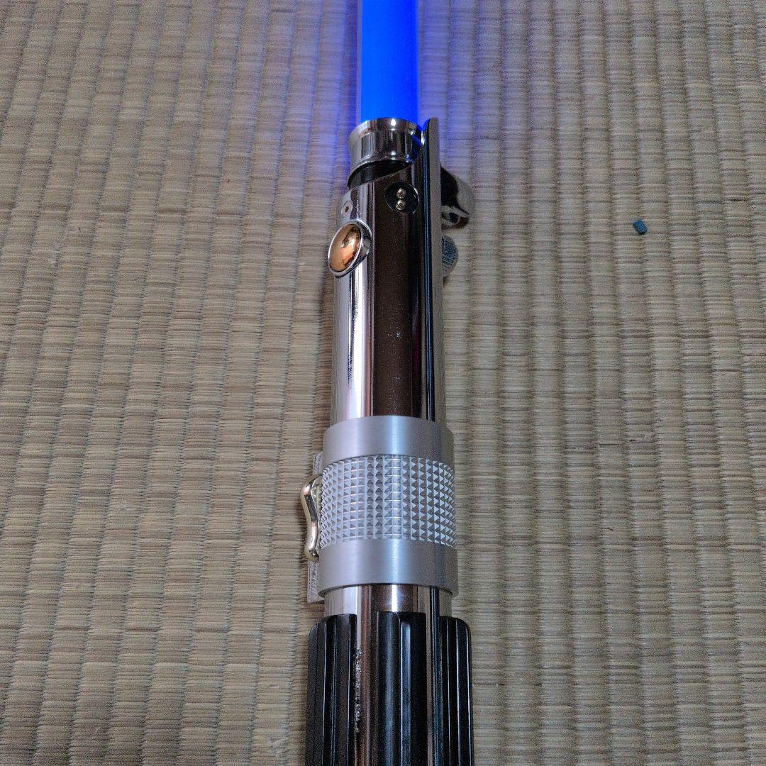 「希少」正規品 青　ライトセーバー マスターレプリカ　音＆光可動