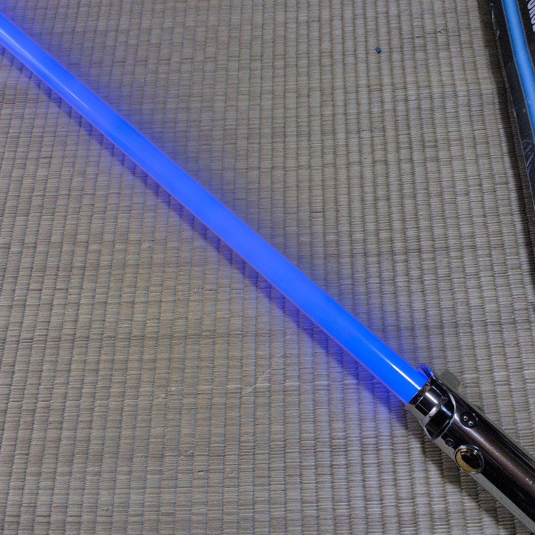 「希少」正規品 青　ライトセーバー マスターレプリカ　音＆光可動