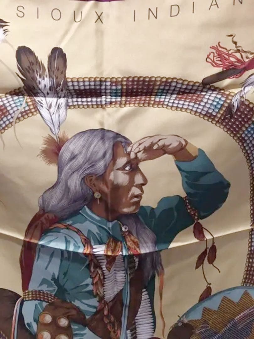 ラルフローレン スー族インディアンプリント スカーフ&バンダナ2枚組