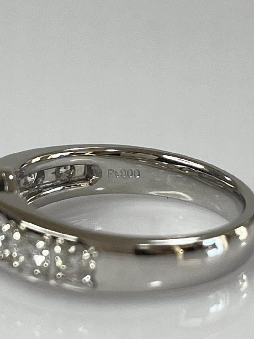 PT 天然ダイヤモンドリング 0.573ct 鑑別カード付き