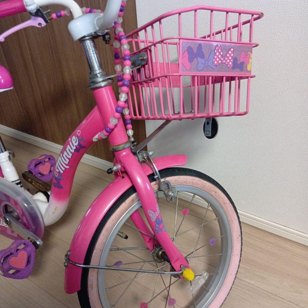 子供用自転車 ミニーマウス 16インチ - メルカリ
