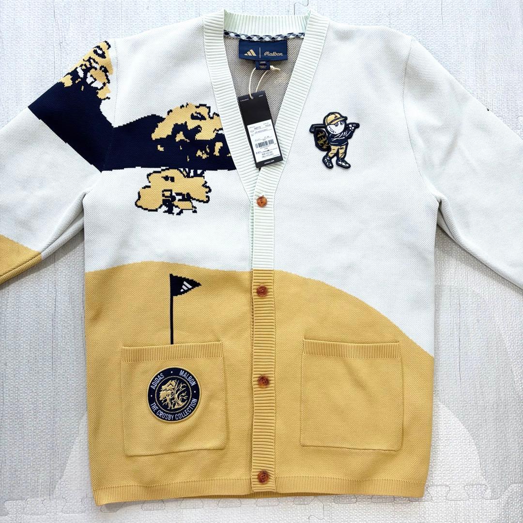 新品未着用 adidas × malbonカーディガン アディダス M相当 - メルカリ