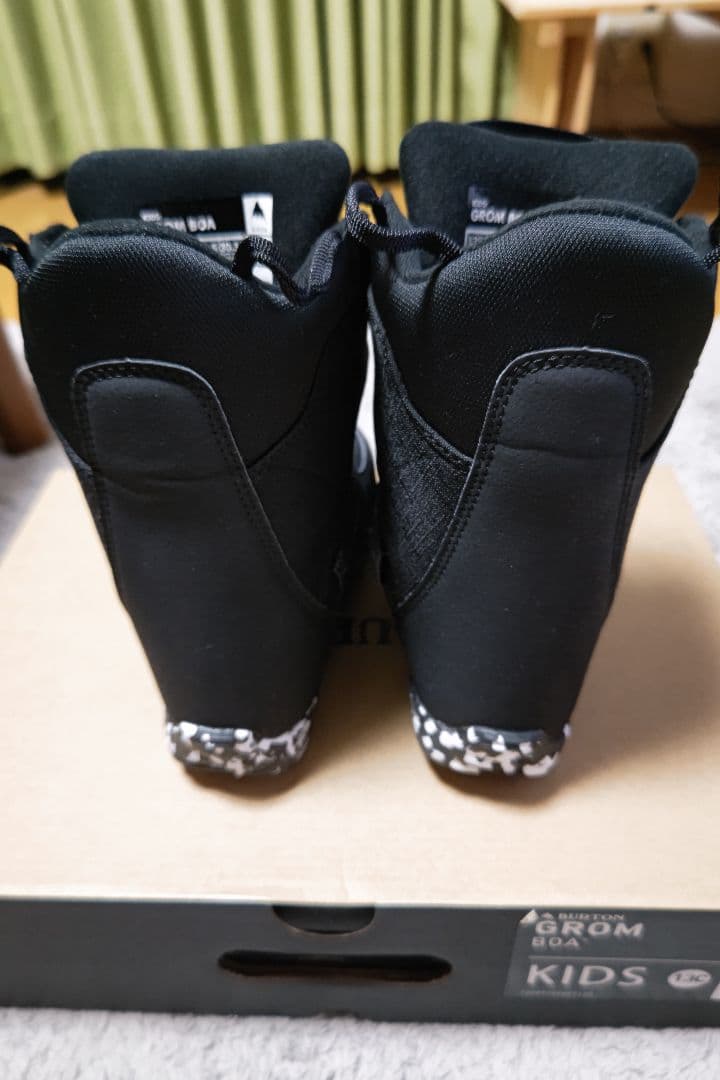 GROM BOA 子ども用スノーボードブーツ ブラック 19.5cm