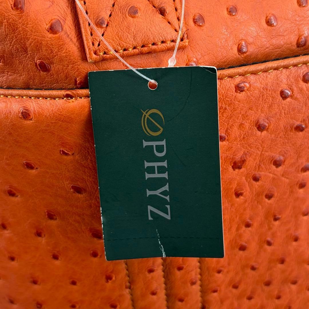 未使用/タグ付き】ブリヂストン ファイズ オーストリッチ調 ボストン