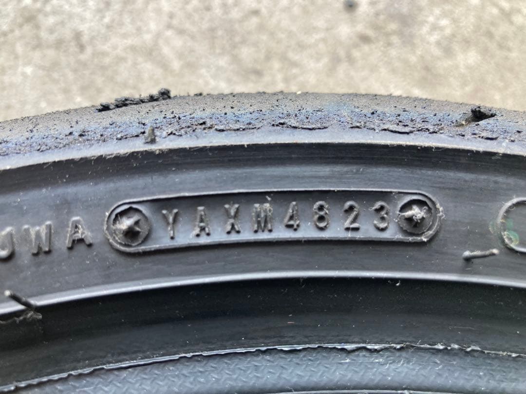 中古　ダンロップ　α13 sp H 前後　2023/24製　110/150-⑤