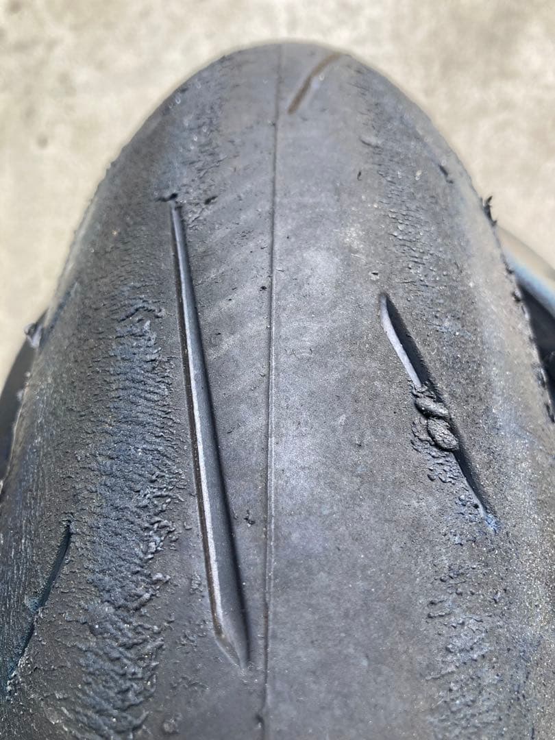 中古　ダンロップ　α13 sp H 前後　2023/24製　110/150-⑤