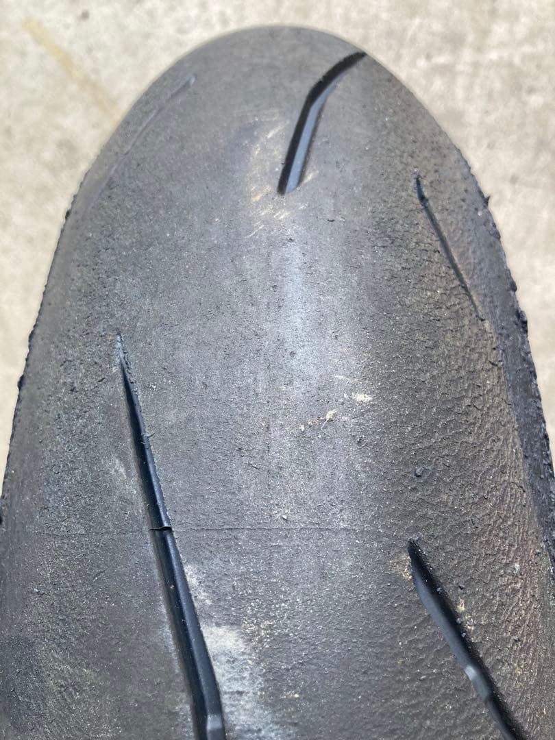 中古　ダンロップ　α13 sp H 前後　2023/24製　110/150-⑤