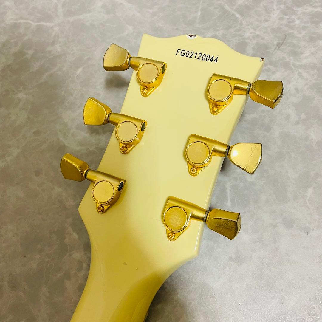 美品 Burny バーニー レスポール カスタム フェルナンデス ホワイト