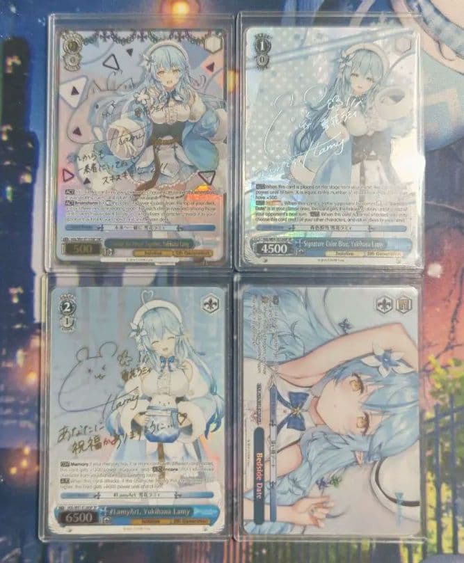 雪花ラミィ SP サイン 英語 WS ヴァイスシュヴァルツ ヴァイス ホロライブ LamyArt 雪花ラミィ SP - 遊楽舎 通販サイト