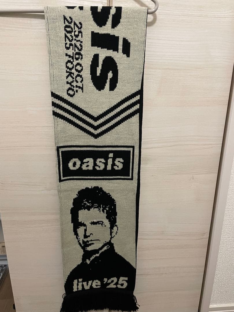 日本限定 Oasis Live 2025 フットボールスカーフ