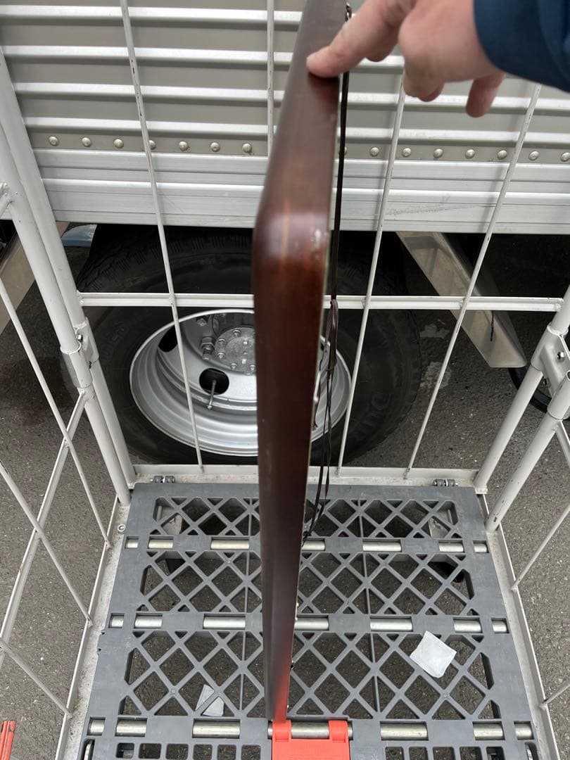 書道作品 ブラウンフレーム付き　中古　額縁　額