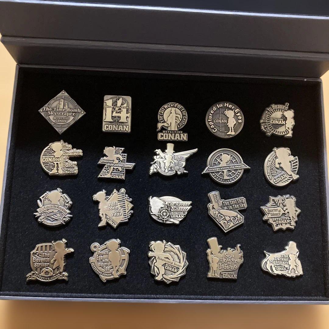 名探偵コナン20周年記念 歴代映画Blu-rayBOX受注生産限定特典ピンバッジ