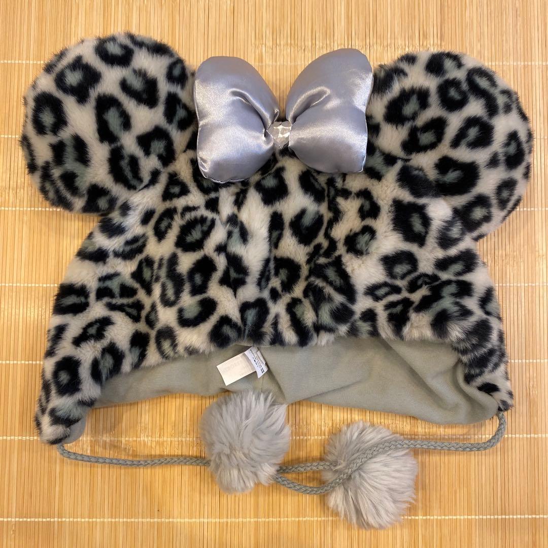 ディズニー ヒョウ柄 ファンキャップ グレー - メルカリ