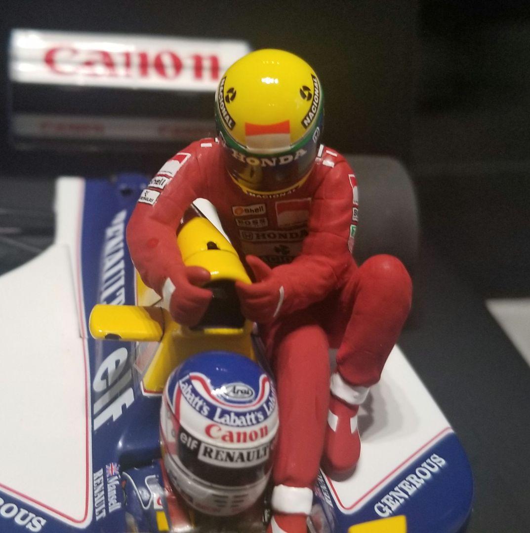 レア】ミニチャンプス 1/18 ウィリアムズ FW14 マンセルライドオンセナ