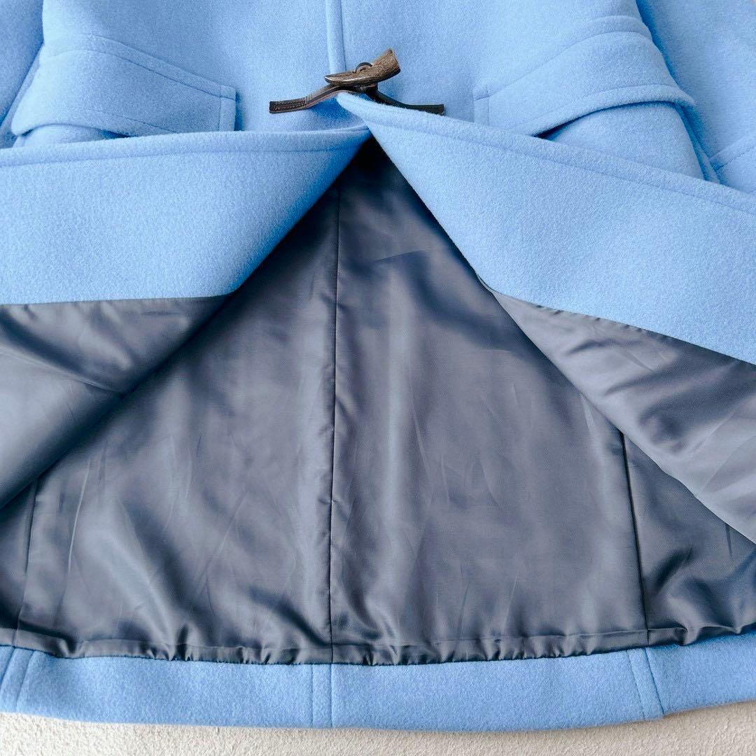 定番✨グリーンレーベルリラクシング ダッフル ロング コート コバルト