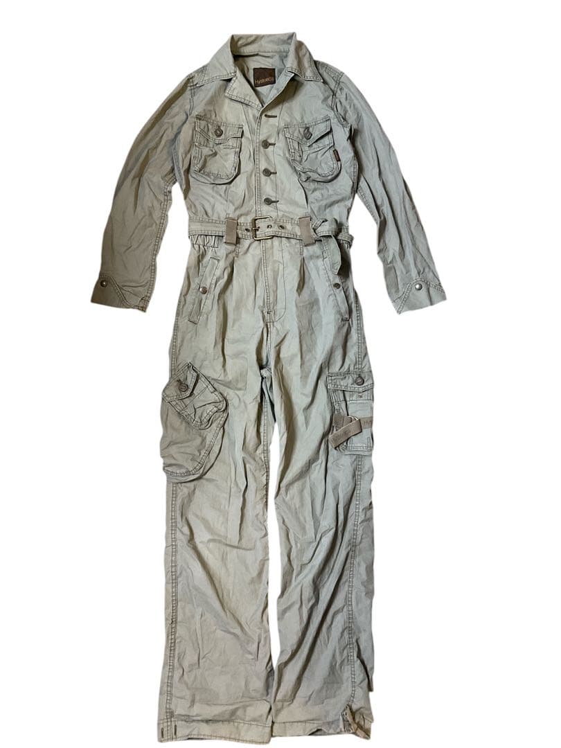 【希少】ヒステリックグラマー マルチポケット　つなぎ オールインワン 希少】ヒステリックグラマー マルチポケット つなぎ オールインワン