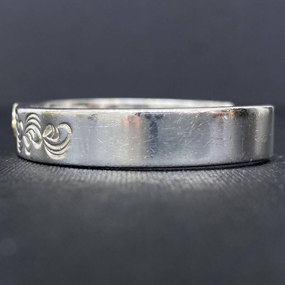 FIRST ARROW'S K18 サン メタル シルバー 唐草 平打ちバングル - メルカリ