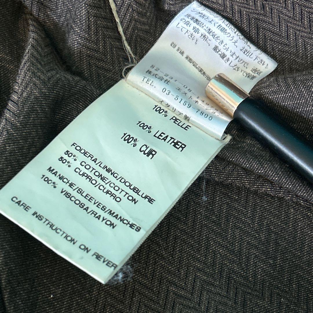 SANTACROCEサンタクローチェ エストネーションレザーライダース A18