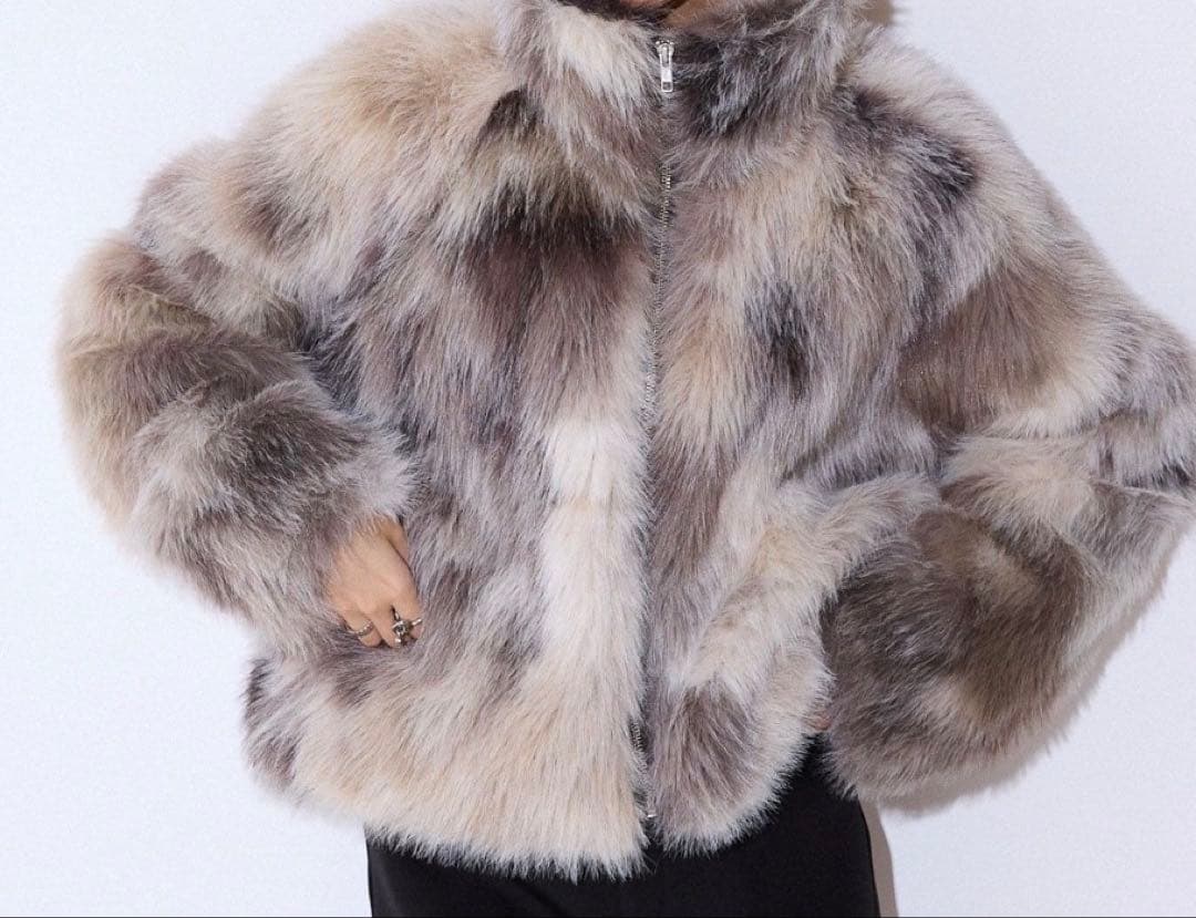 JEANASIS MIXカラーファーブルゾン ミックスグレー - メルカリ