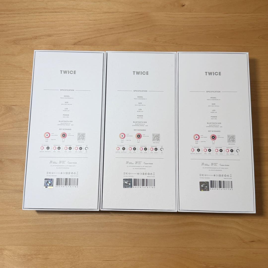 TWICE ペンライト TWICE CANDYBONG ∞ ×3