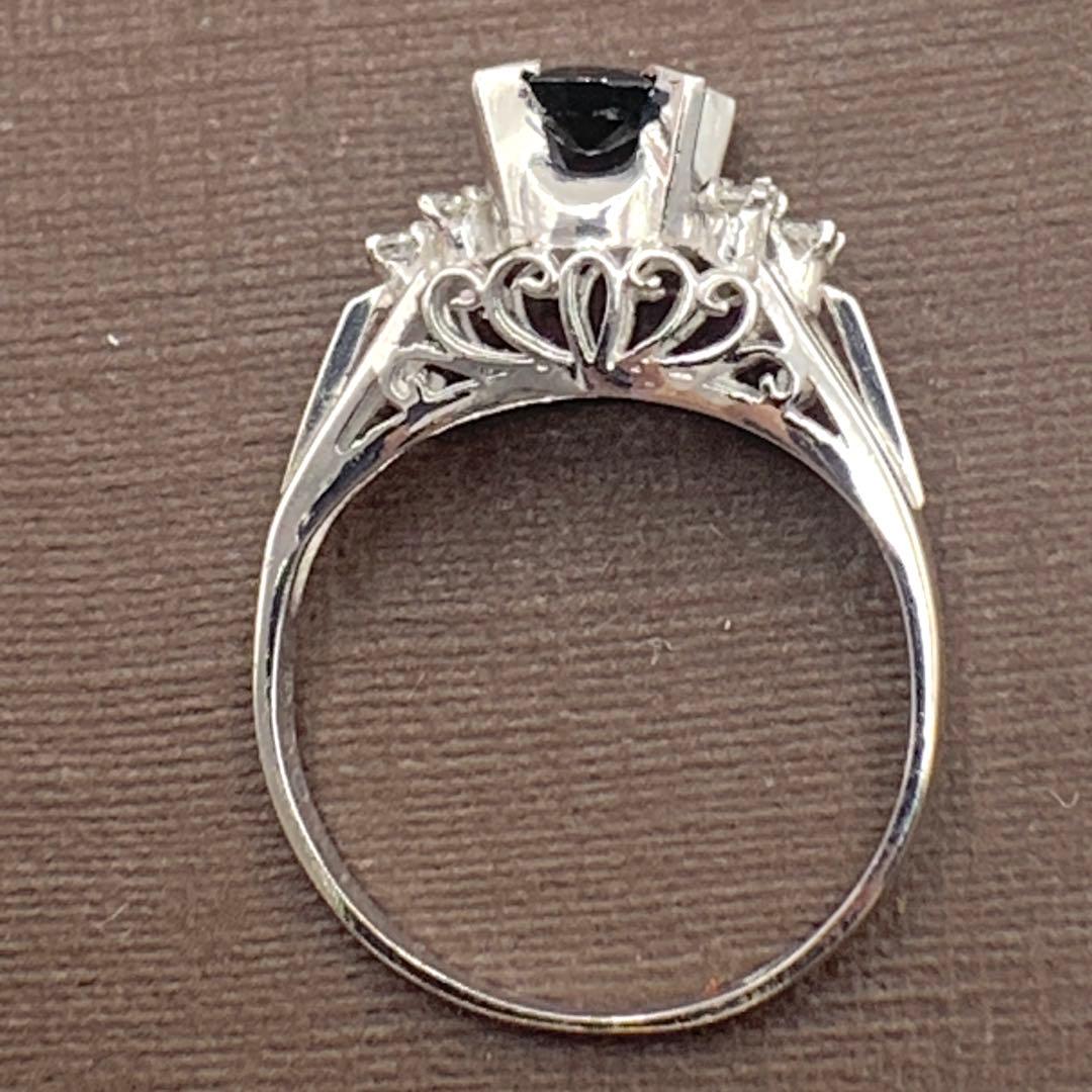 専用　　天然サファイアダイヤモンドプラチナリング PT900 8号 2.8g