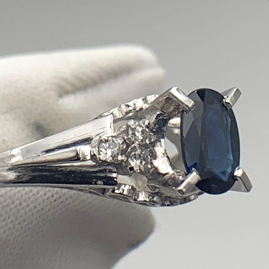 専用　　天然サファイアダイヤモンドプラチナリング PT900 8号 2.8g