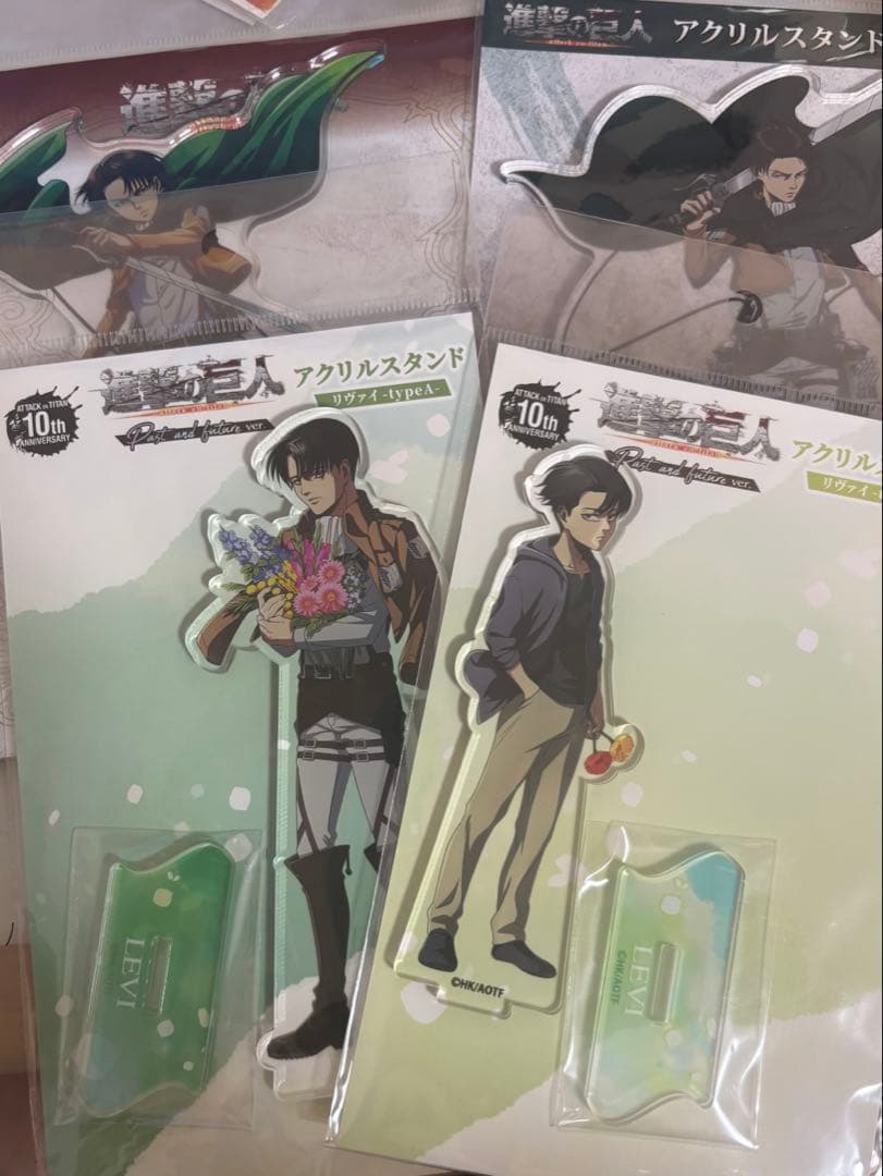 進撃の巨人 リヴァイ兵長 アクリルスタンドまとめ売り