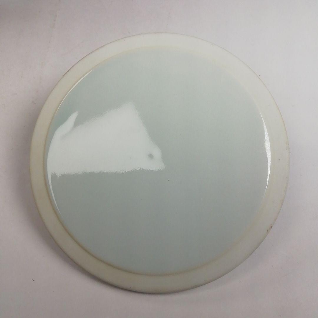 W234 水指 『染付 腰捻 水指』『塗替蓋付』『加藤郷山 造』 共箱