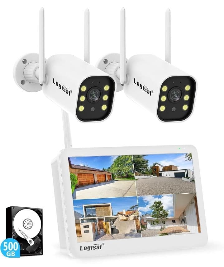 ★最安値　防犯カメラ　室内屋外　モニター付き★新品未使用 楽天市場】【当店1位！】OOSSXX 防犯カメラ ワイヤレス 屋外 工事不要