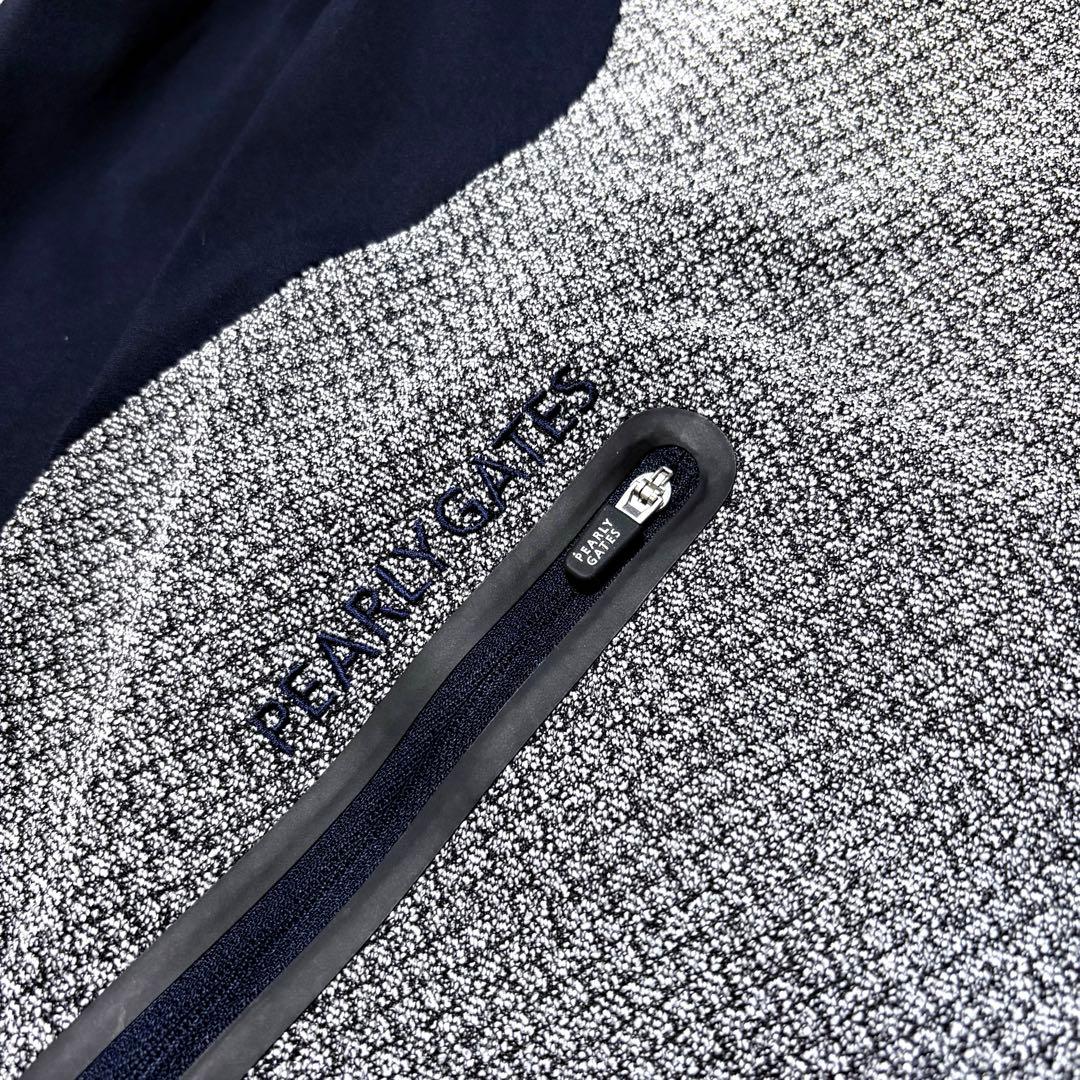 未使用級】23年モデル パーリーゲイツ ダイヤニットジャガードブルゾン