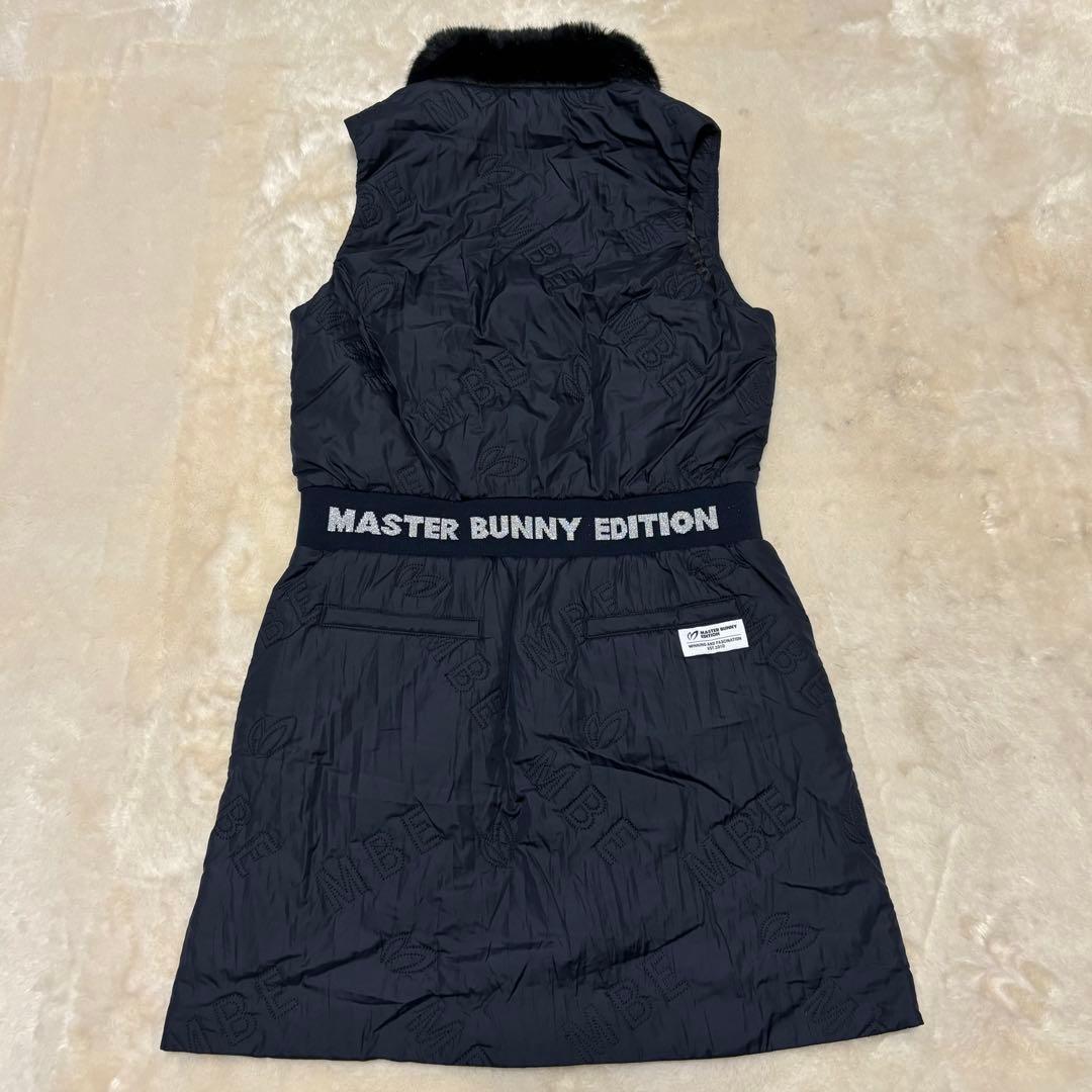 ⭐️美品⭐️マスターバニー 中綿 ワンピース ロング ベスト ネイビー