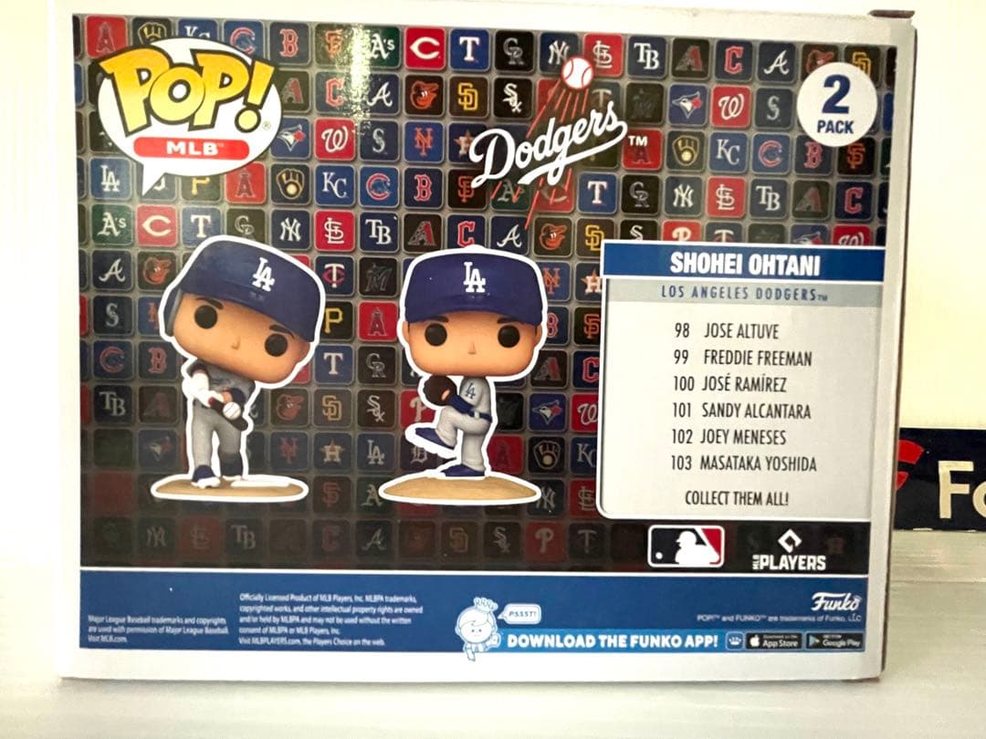 大谷翔平 Funko Pop 2パック プリントサイン入りカード付き - メルカリ
