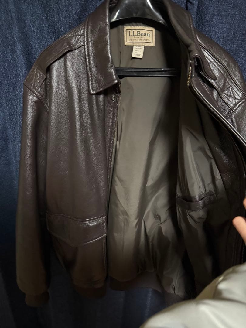 L.L.Bean LLビーン レザージャケット XLサイズ A2 USA製