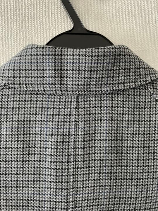 BSHOP別注 ORCIVAL千鳥格子ステンカラーコートオンライン ア