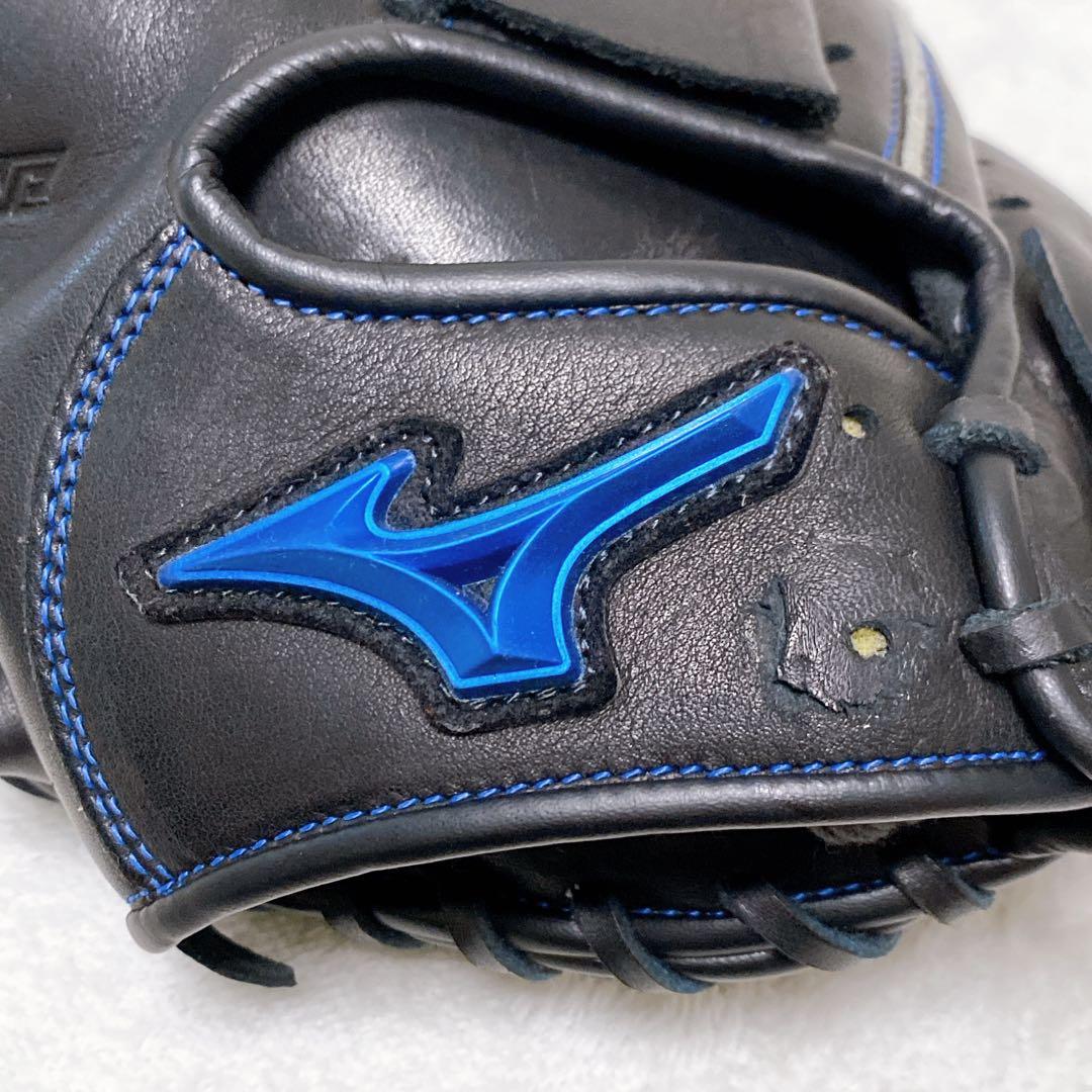 美品 MIZUNOミズノ 少年軟式用キャッチャーミット 左利き用 サウスポー 黒