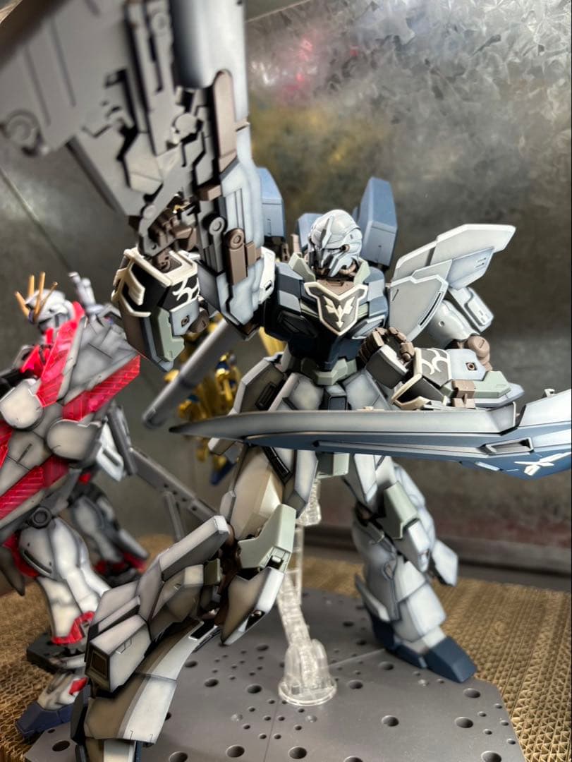 ガンダムNT3体セット 塗装品